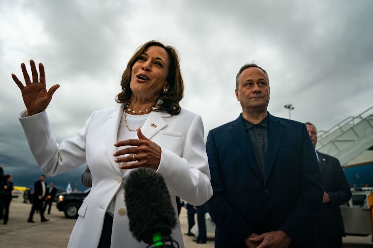 Kamala Harris és férje Douglas Emhoff