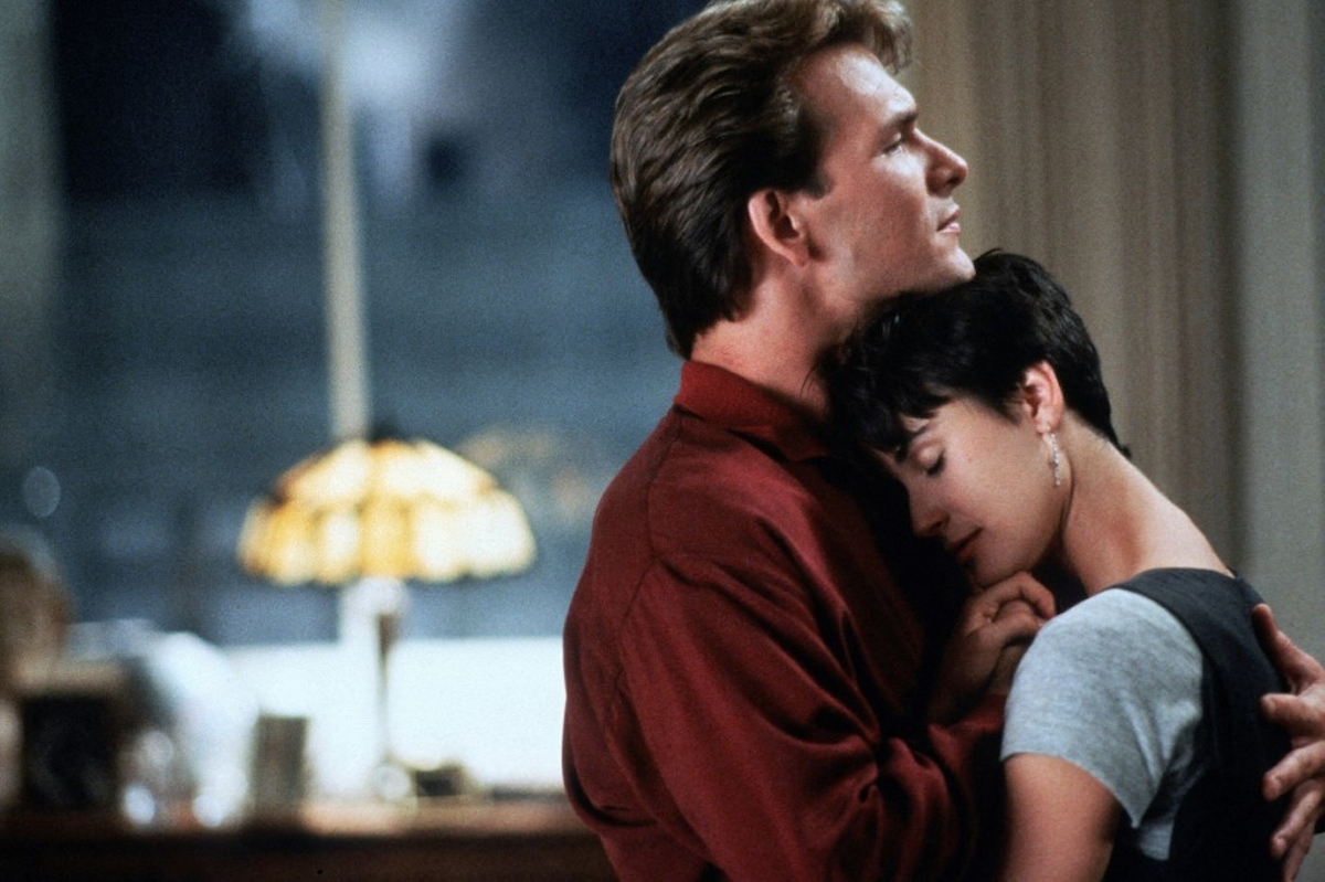 Patrick Swayze és Demi Moore a Ghost című film jelenetében