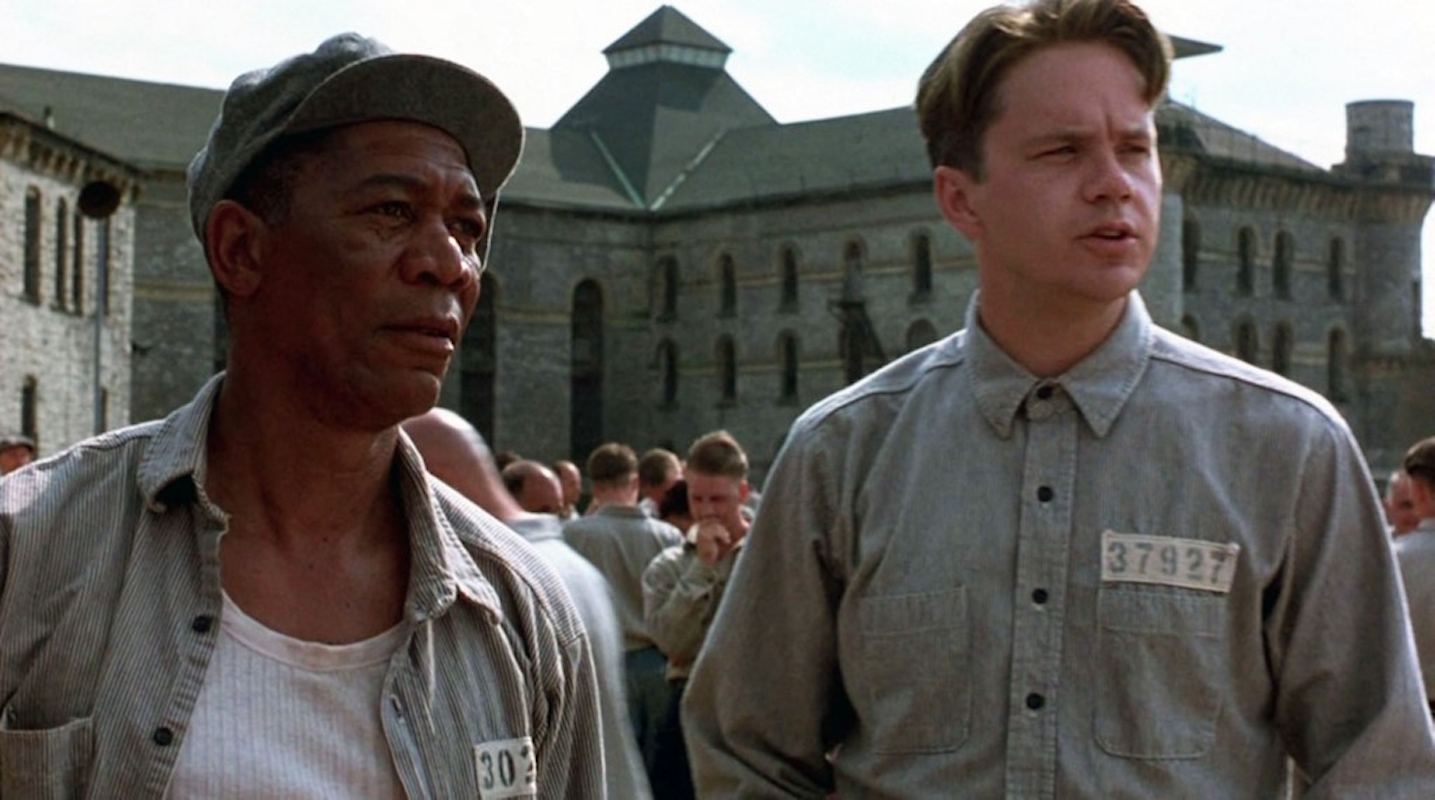 A remény rabjai című film két főszereplője, Tim Robbins és Morgan Freeman