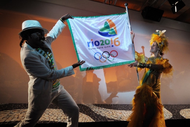 Brazíl táncosok hirdetik a 2016-os olimpiát 