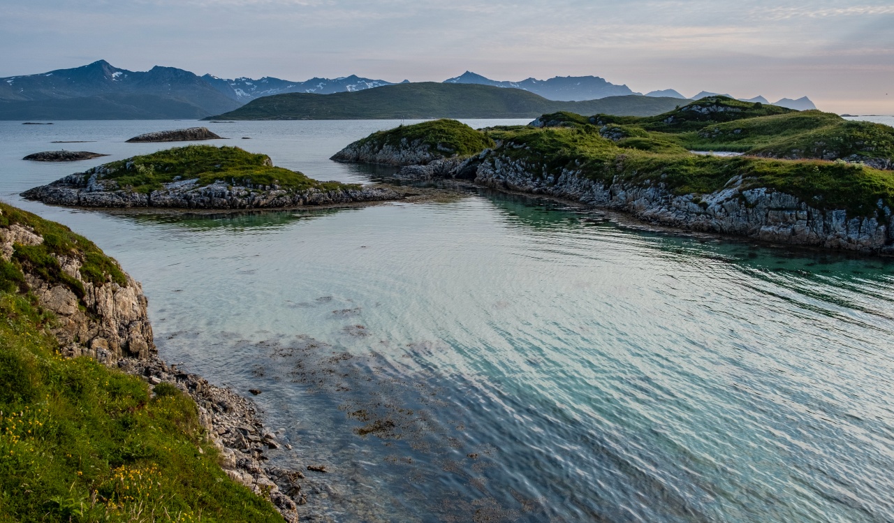 Kvaløya szigetvilág a sziget mellett