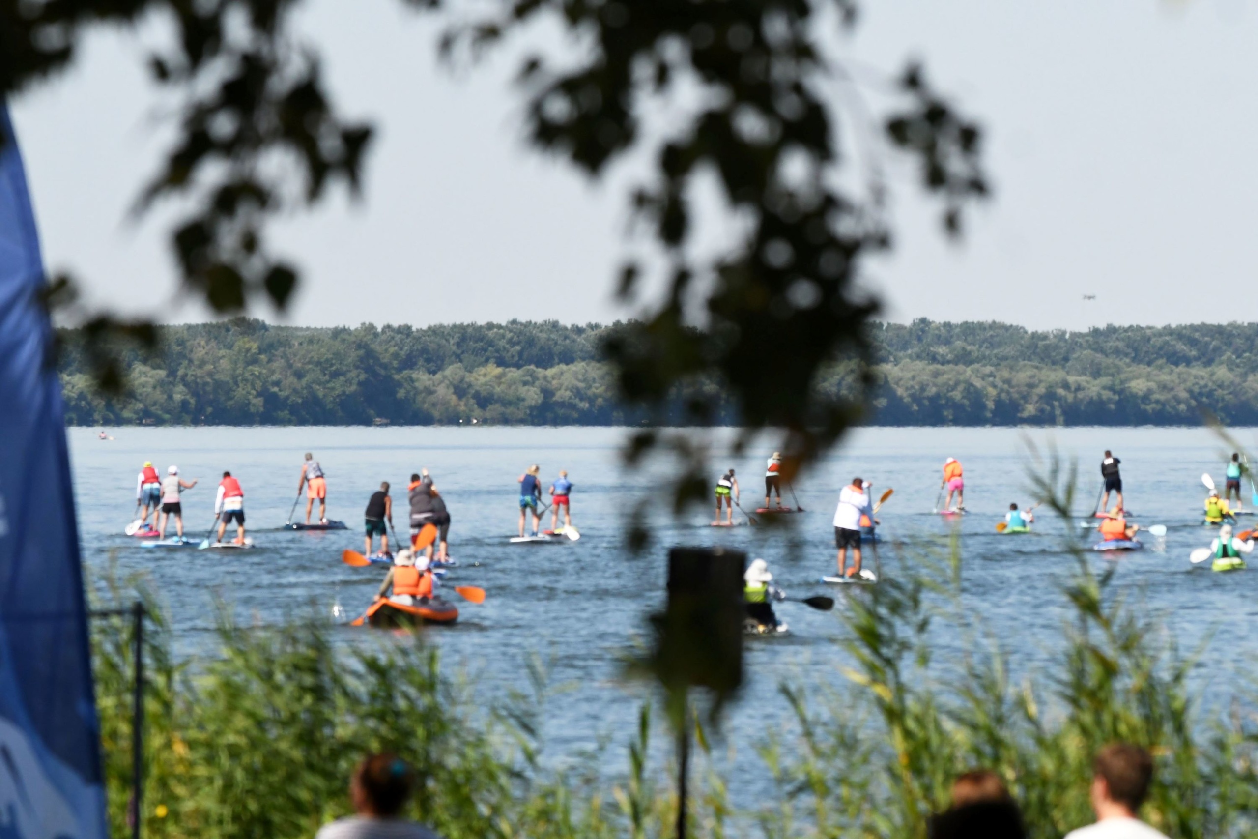 A Tisza-tó átevezés résztvevői