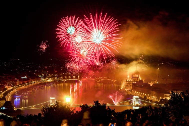 August 20 fireworks in Budapest