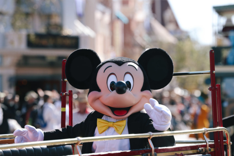 Miki egér a kaliforniai Disneylandben