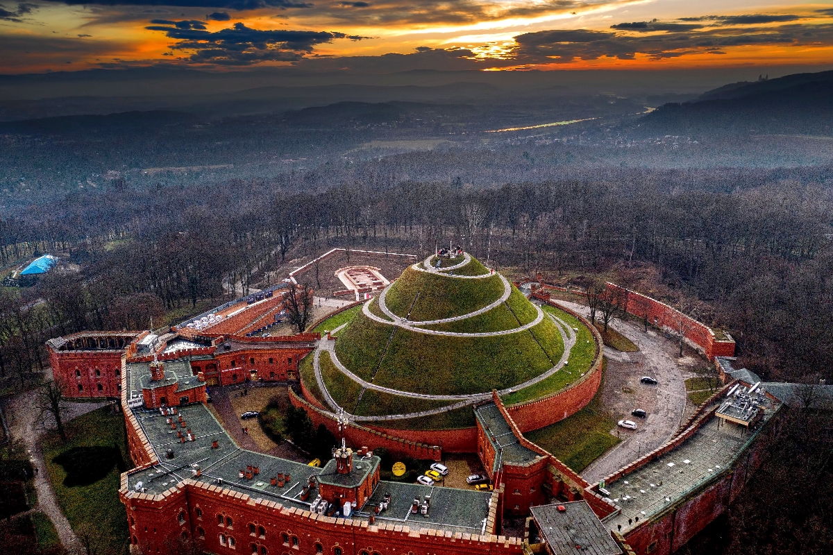 Krakkó, 2021. január 4. A Kosciuszko-halom Krakkóban 2021. január 3-án.