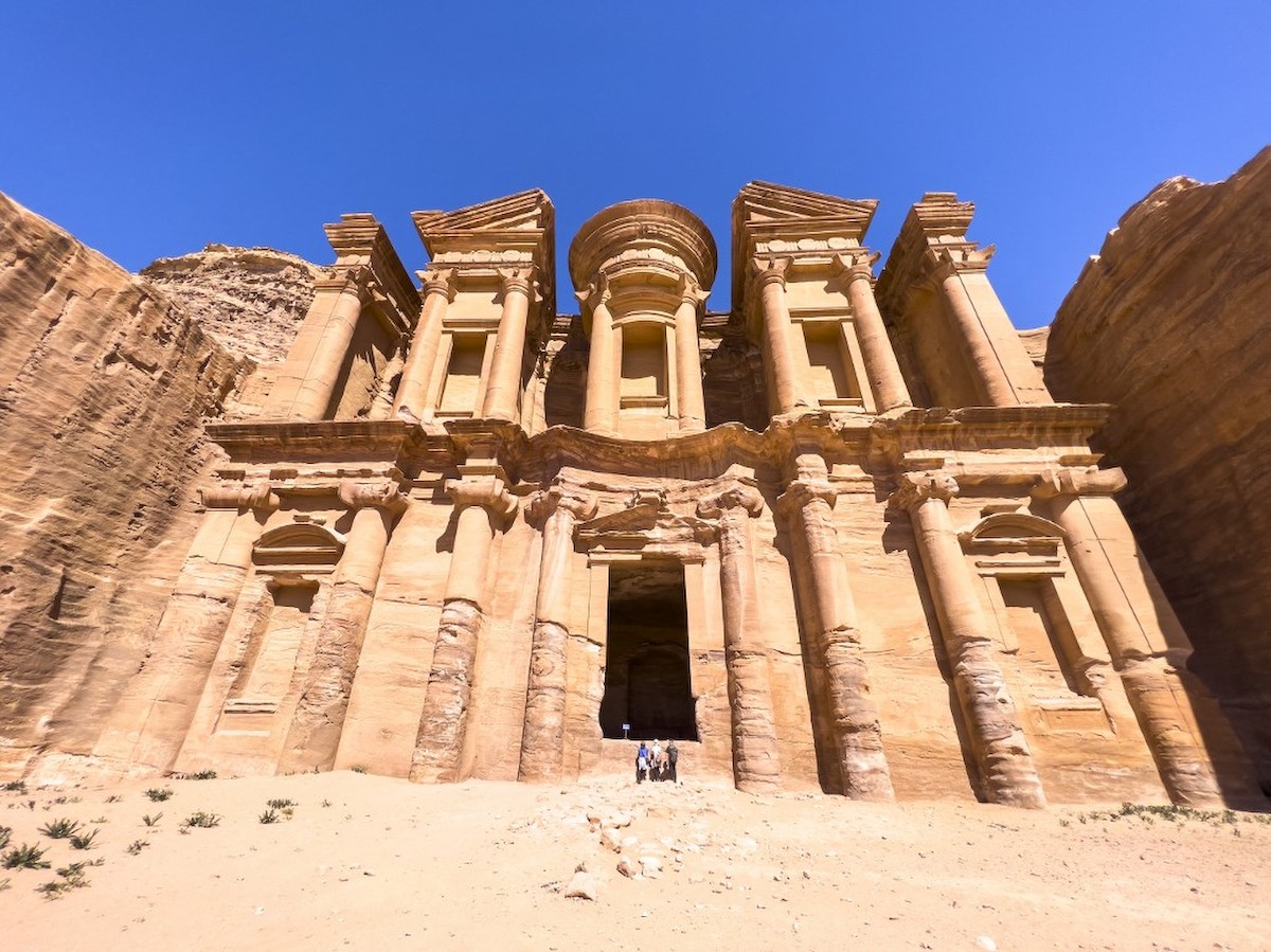 Petra romvárosa Jordániában