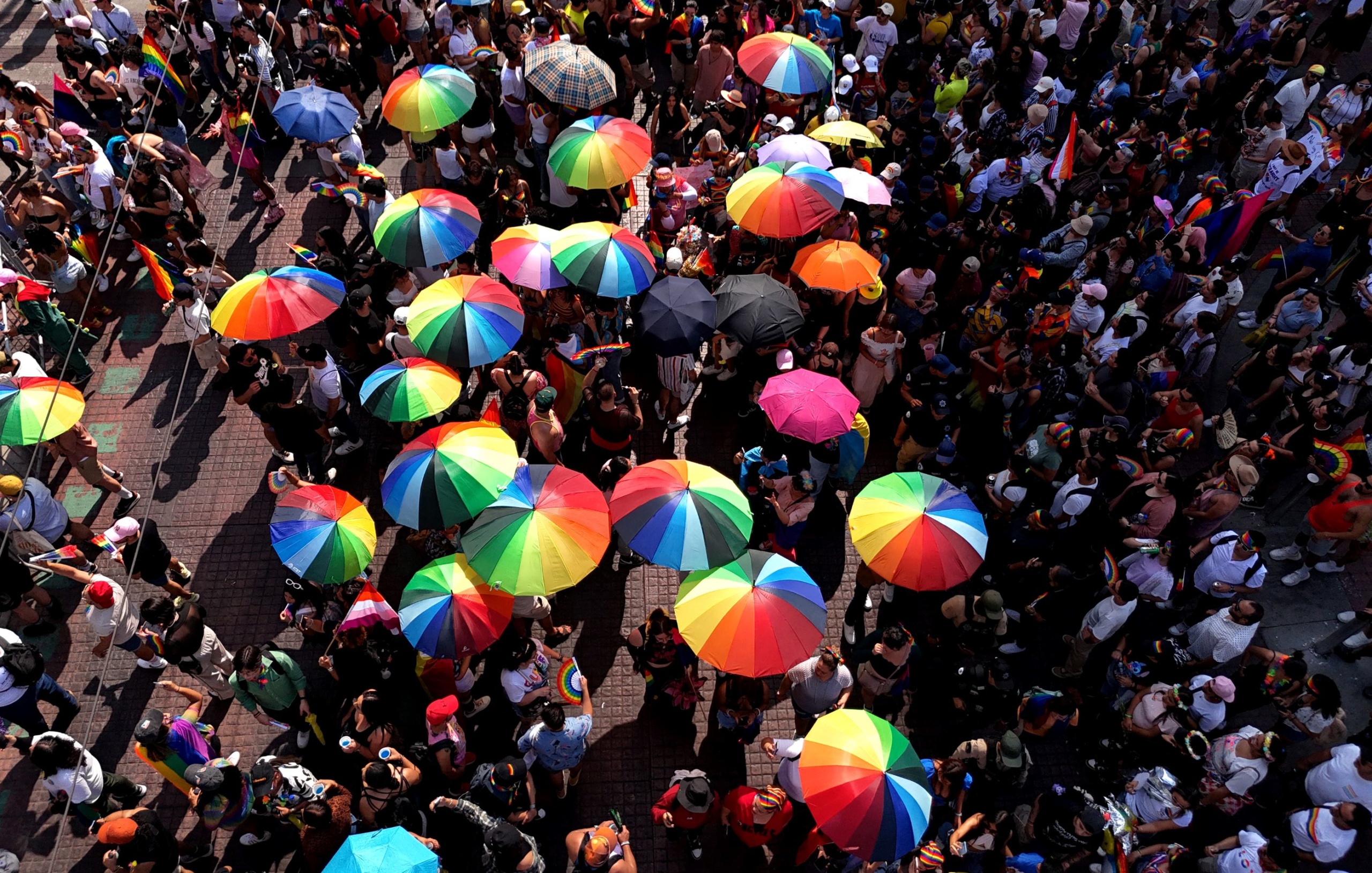 A mexikói Guadalajara város Pride-felvonulása.