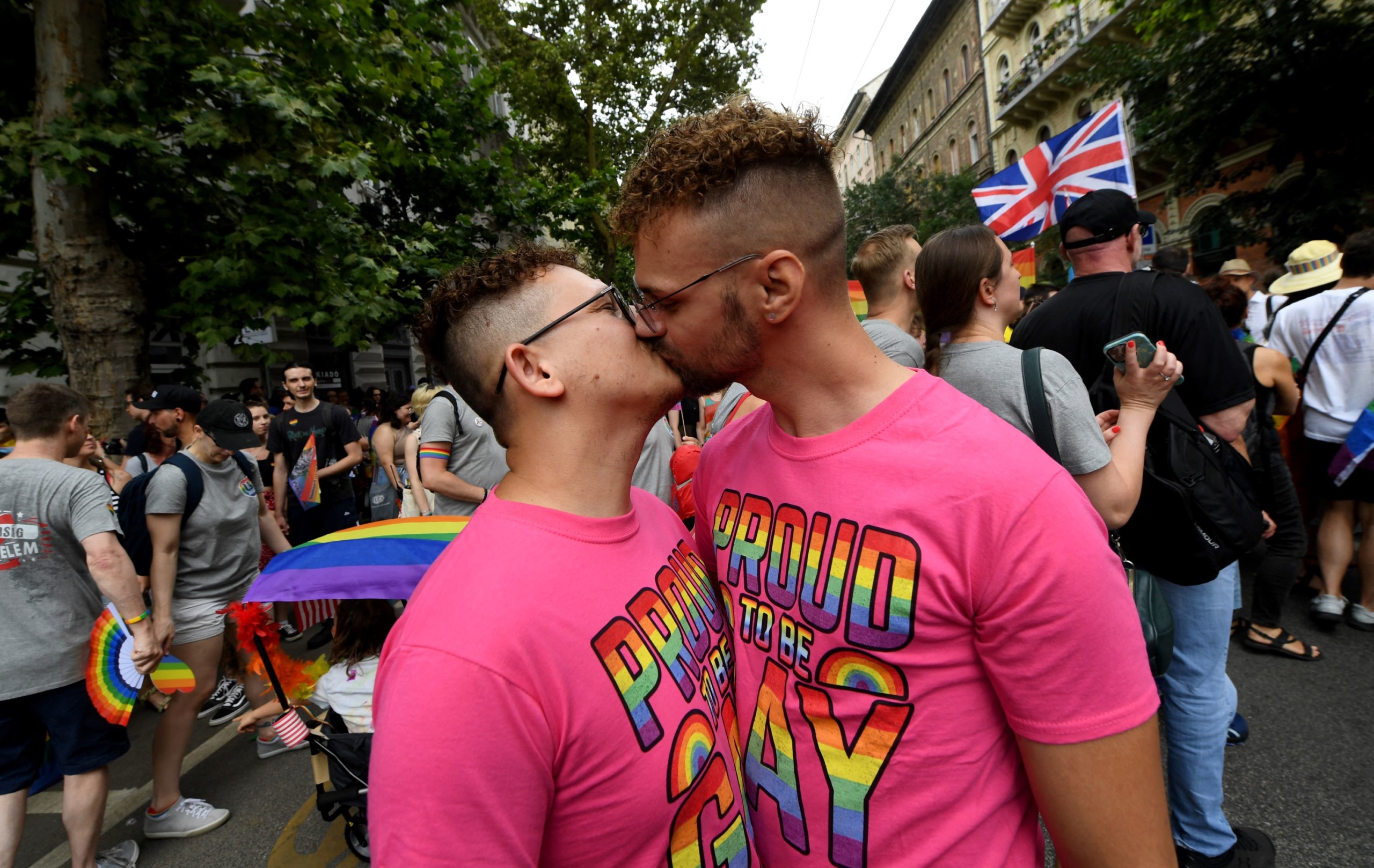 A budapesti Pride-on az elmúlt évek homofób törvénykezését kritizálták.