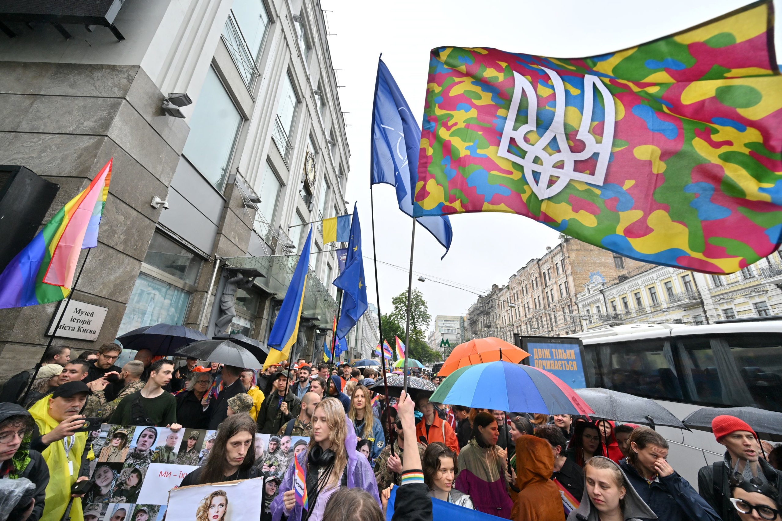 Kijevben a 2022-es orosz invázió óta először tartották meg a Pride-felvonulást.
