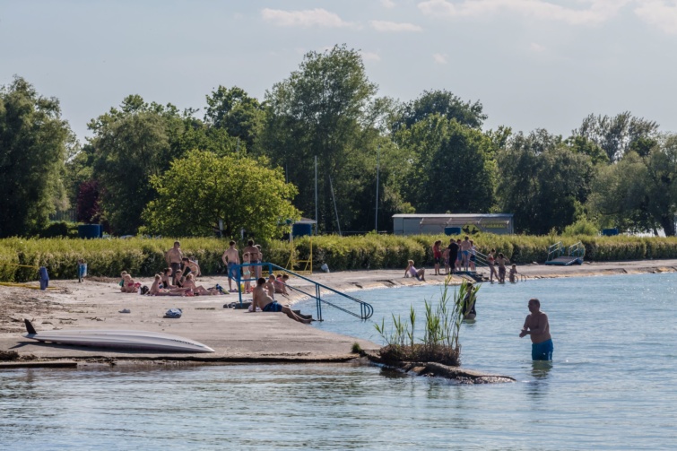 A balatonföldvári strand.