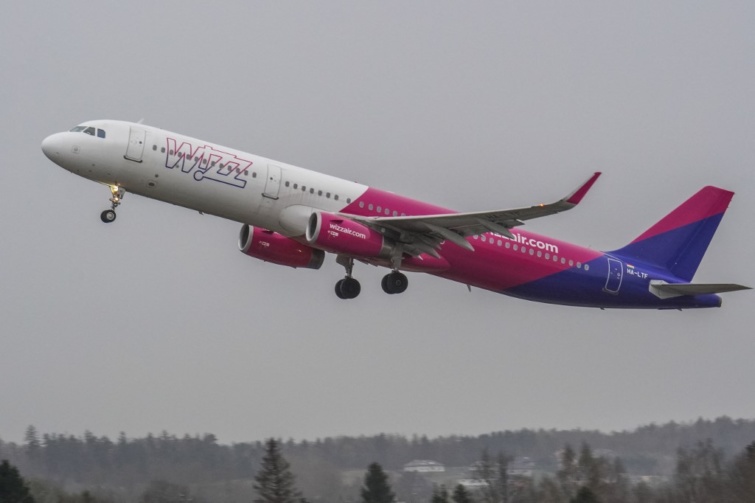 Lengyelország egén egy Wizzair járat száll