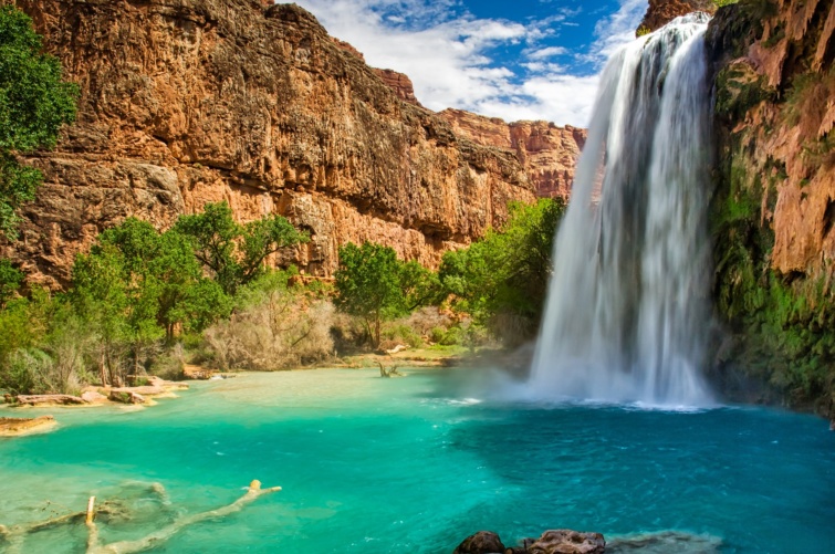 Mesés vízesés a Grand canyonnál