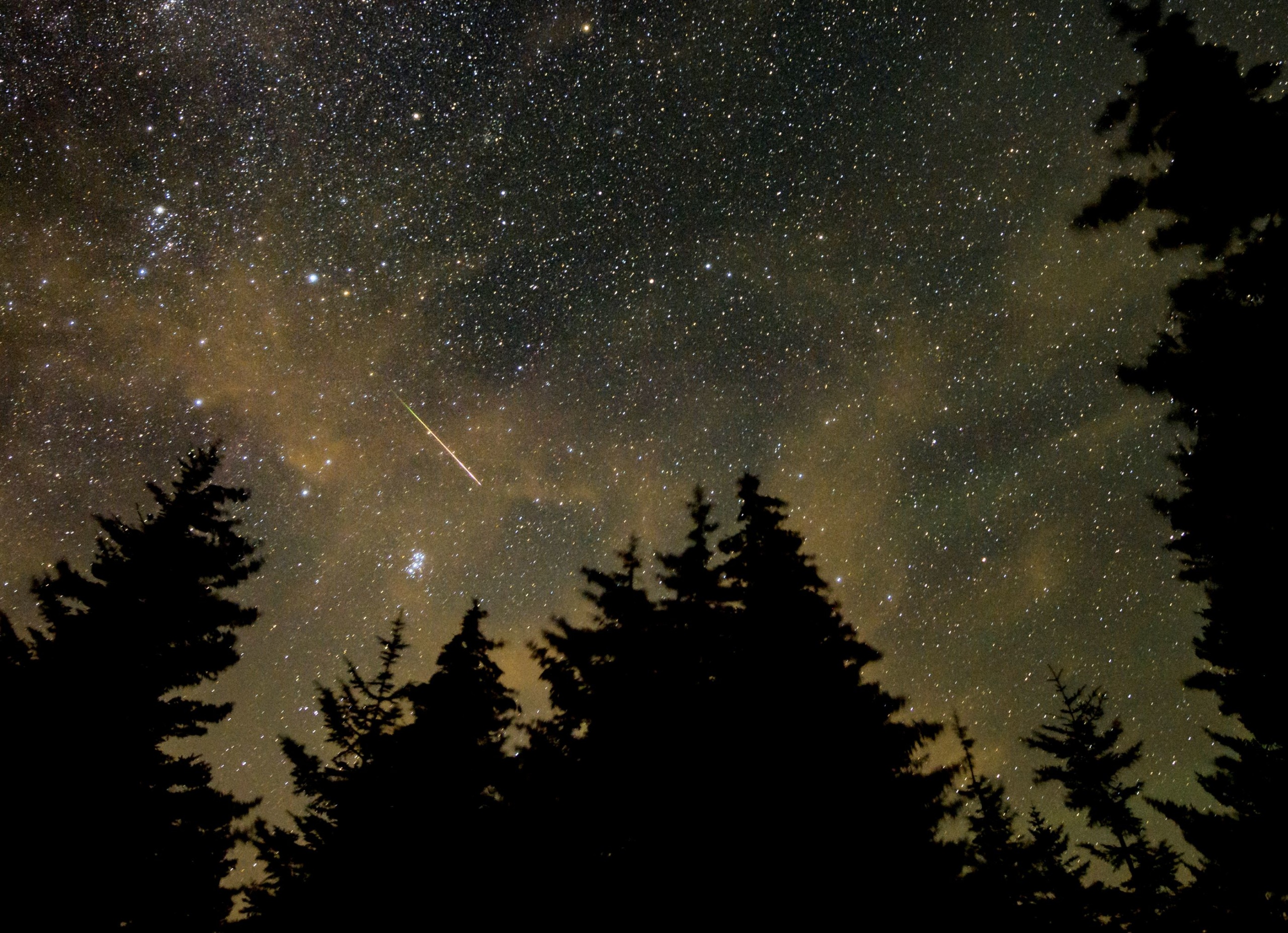 A Perseidák meteorraj.