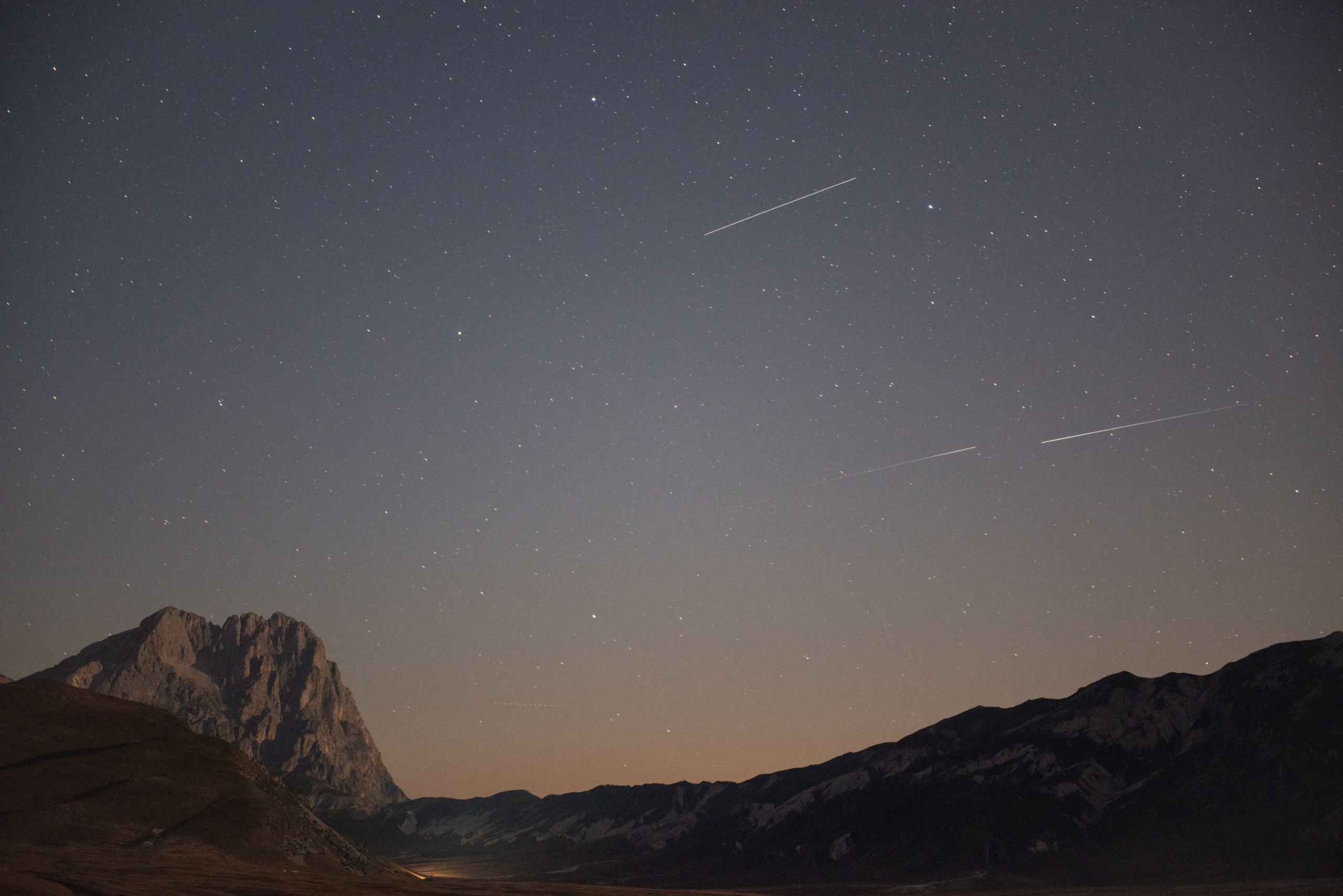 A Perseidák meteorraj.