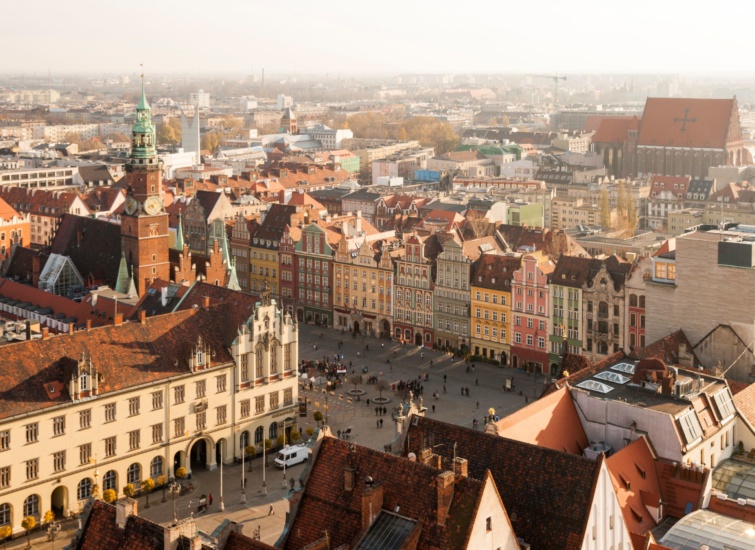 Wroclaw városa.