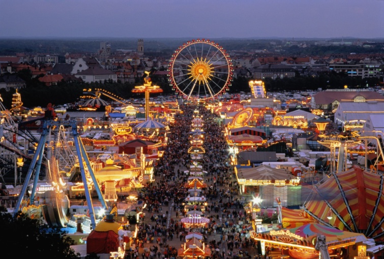 A müncheni Oktoberfest.