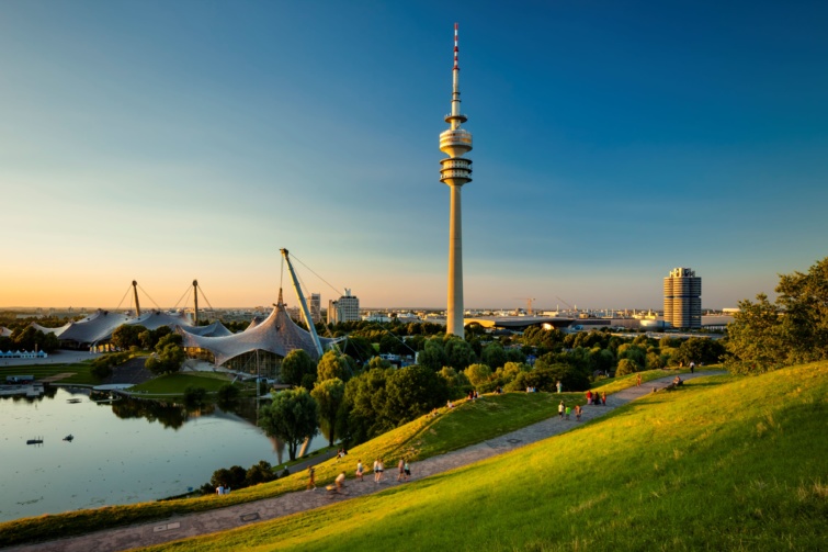 A müncheni Olympiapark.