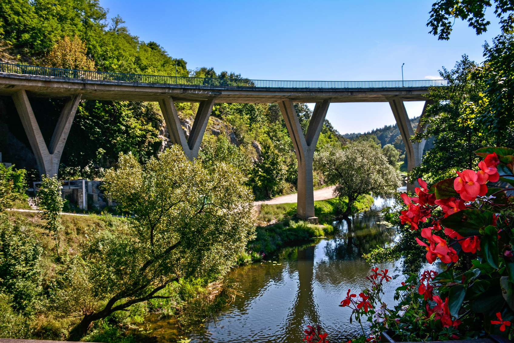 Rastoke horvát falu hídja