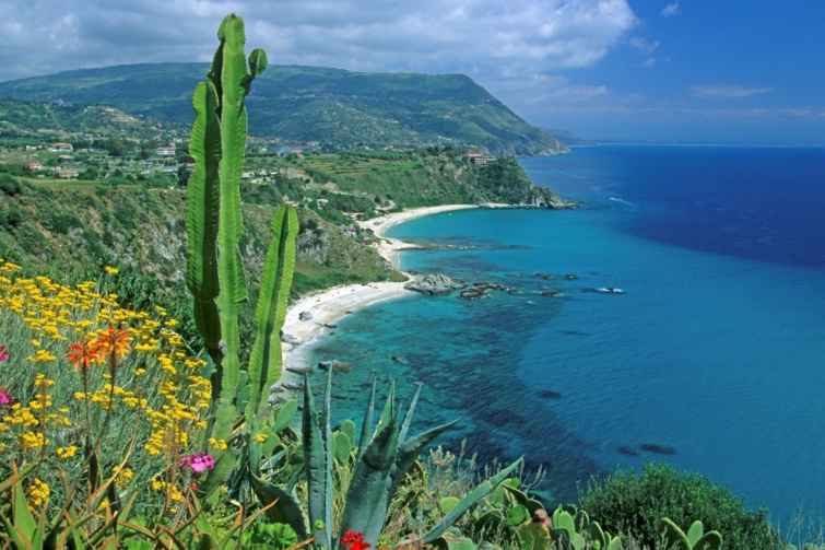 Calabria tengerpartja.