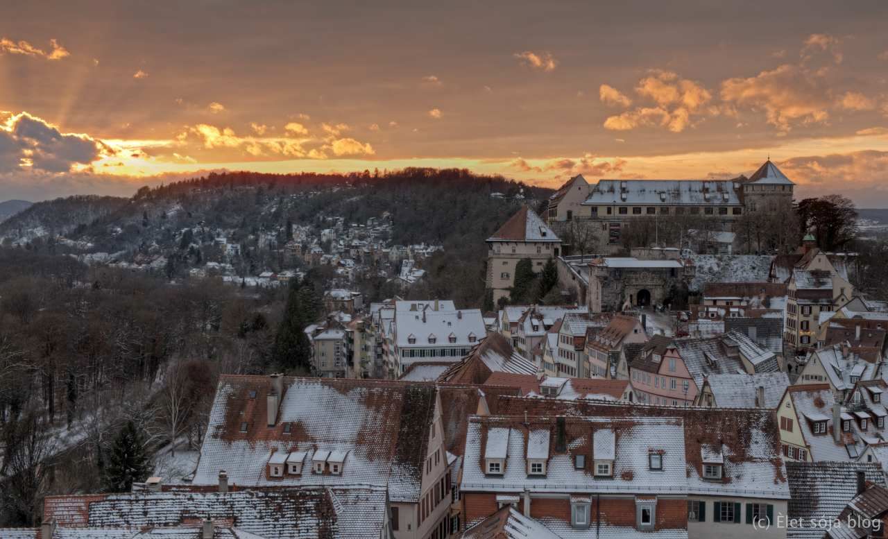 Tübingen esti fényekben