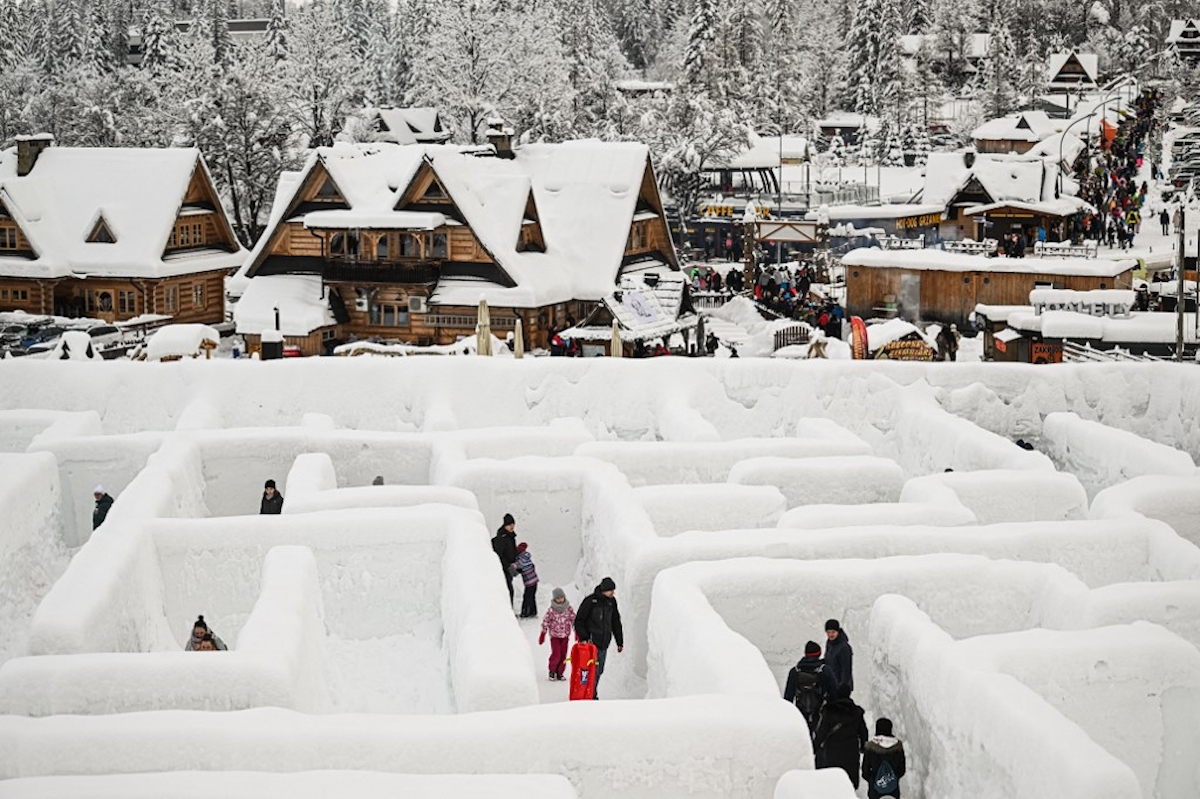 Snowlandia labirintusa Zakopanéban