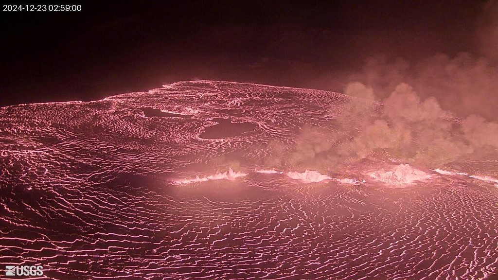 Kilauea vulkán kitörés közben