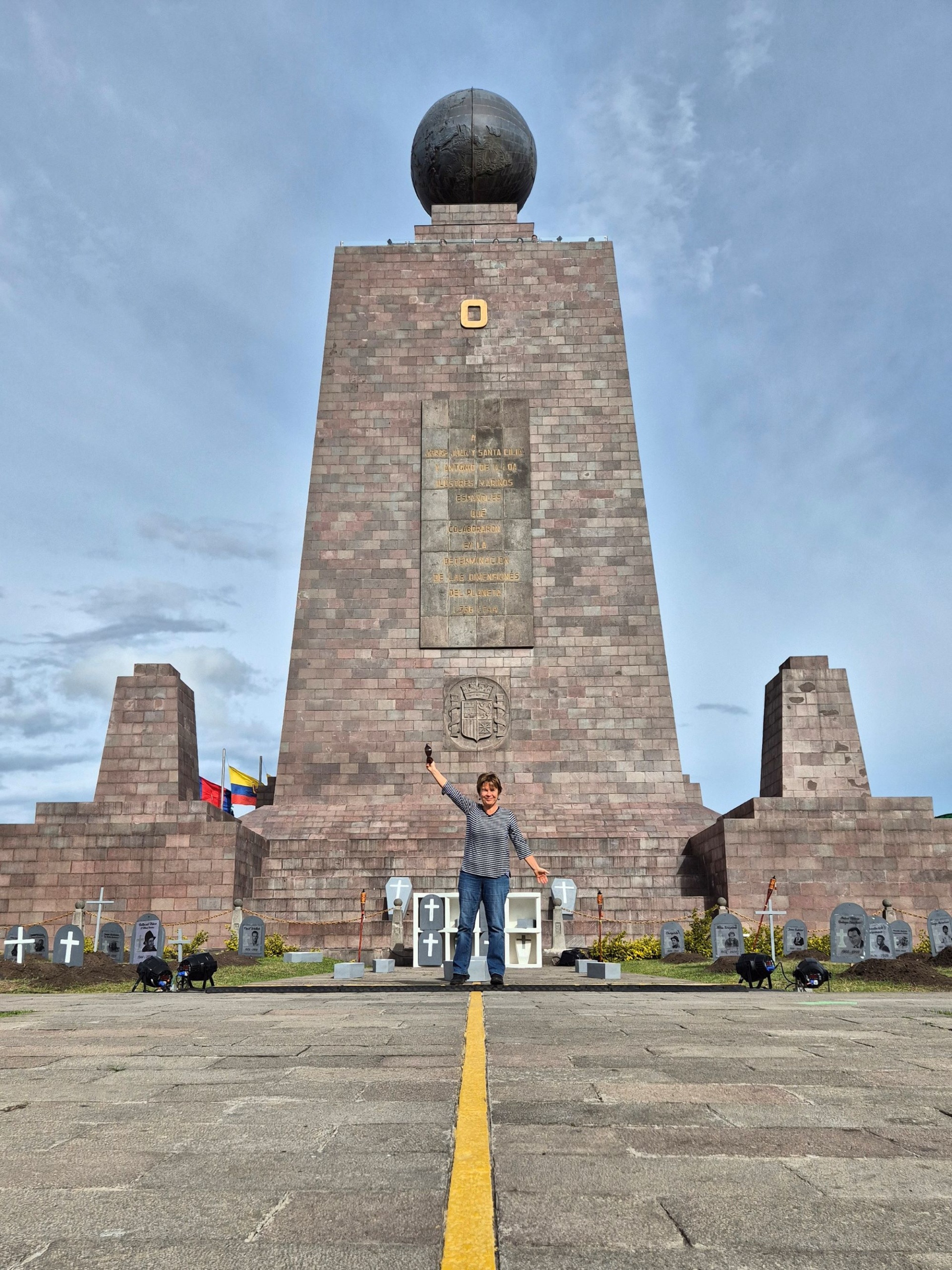 A Világ Közepe Város (Mitad del Mundo)