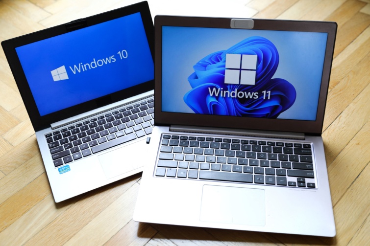 Windows 10 és Windows 11 a számítógépen